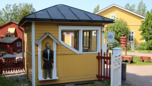 1 Koppin biljettkiosk med fattiggubben LNF23